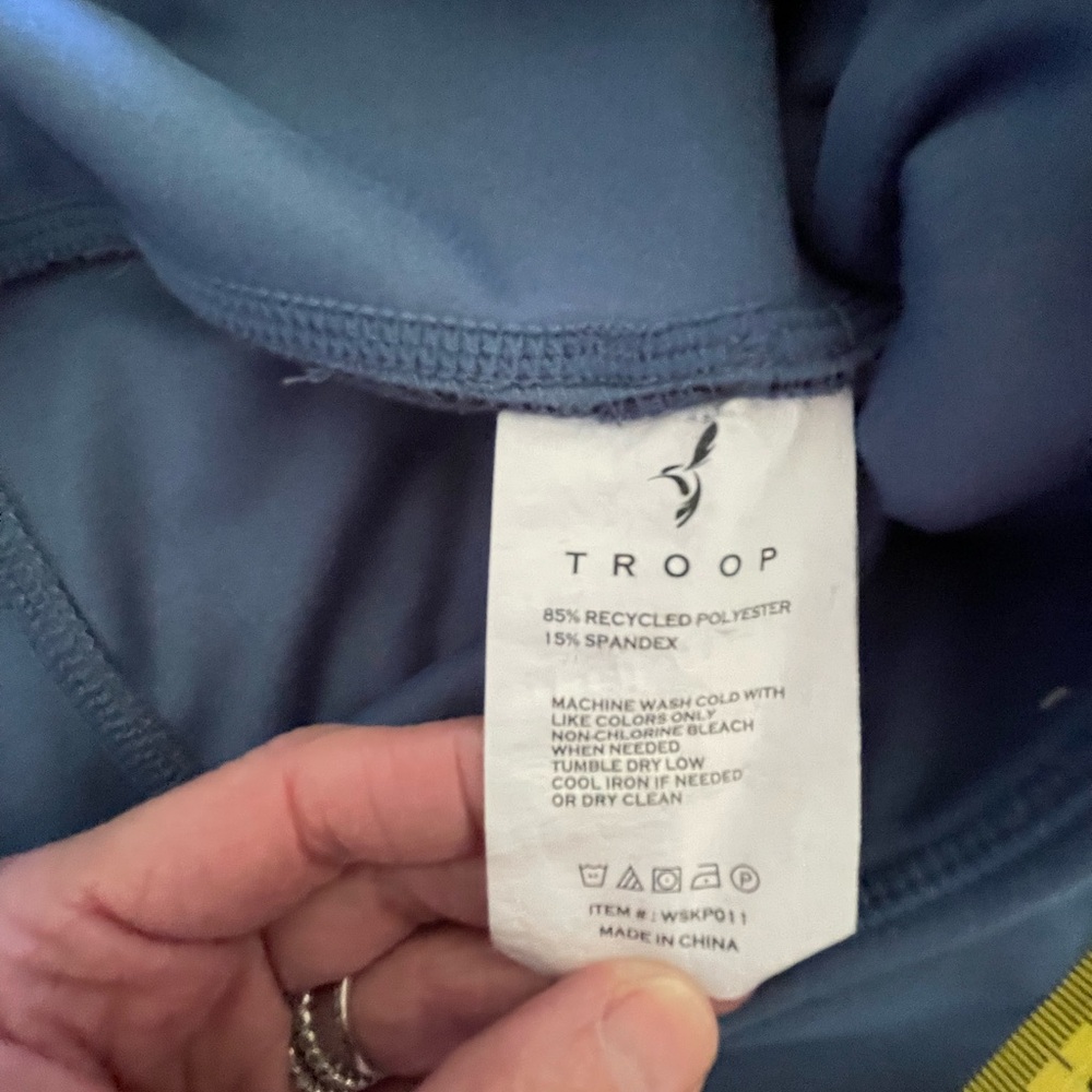 Troop Sustainable Leggings in Steel Blue Sz S - Picture 8 of 8